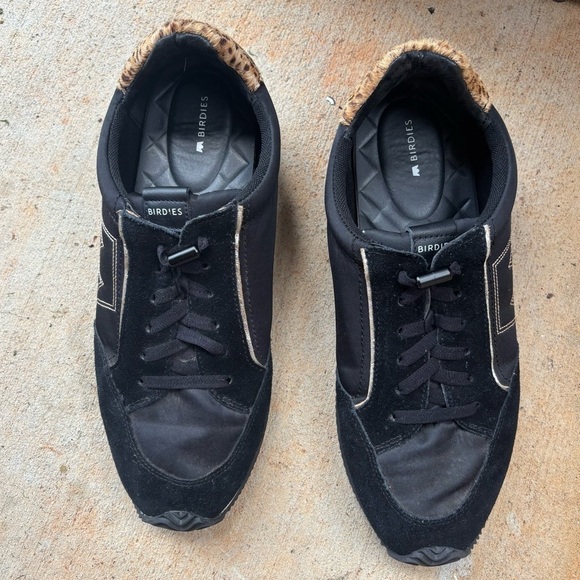 Birdies Road Runner Sneakers Tennis Shoes Animal Print Black Gold Size 10.5 - Picture 4 of 7